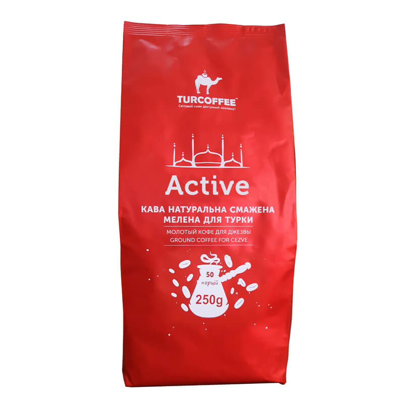 Молотый кофе Active 250г Turcoffee (туркофе)